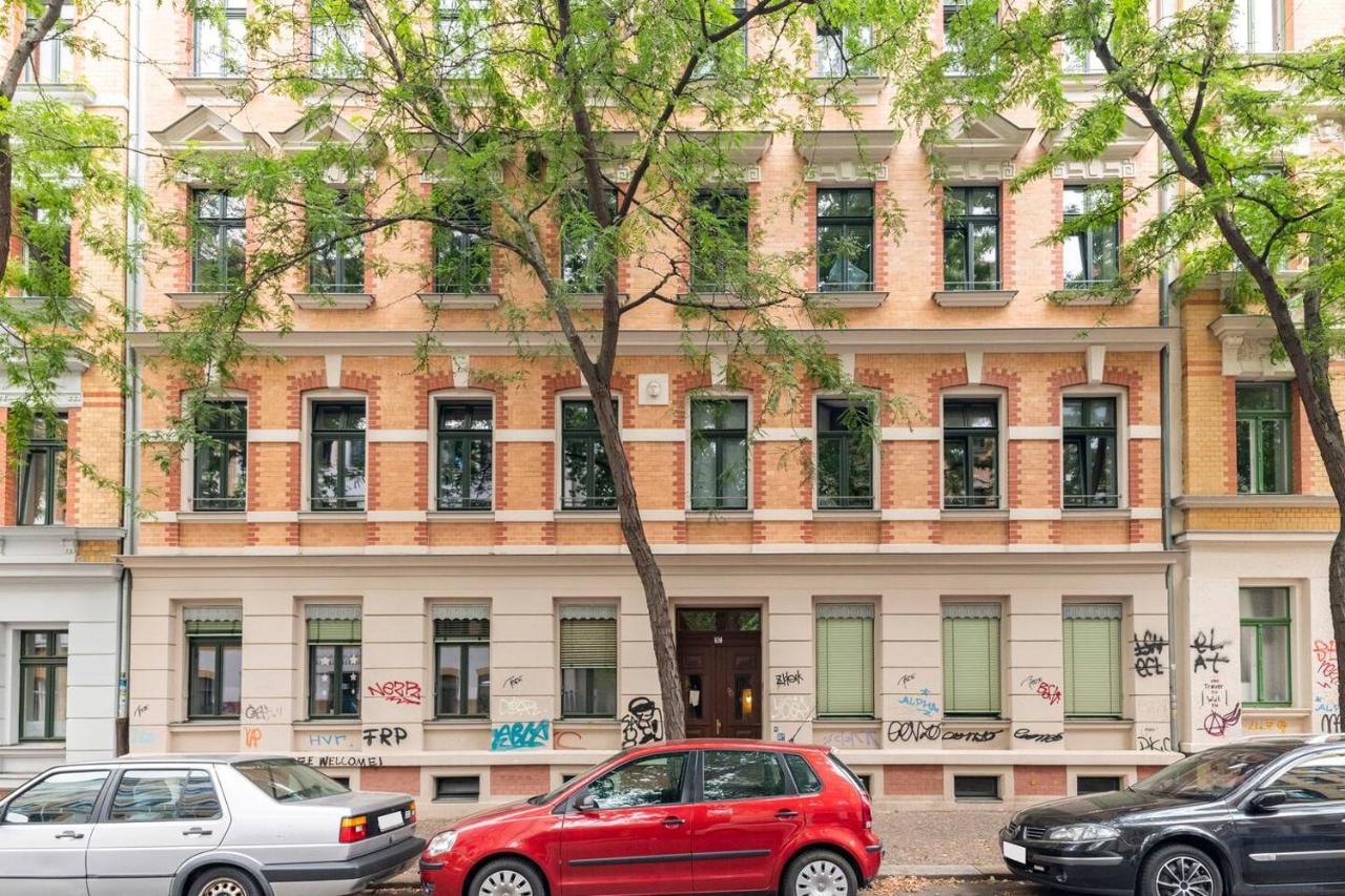 Super Zentrale, Gemutliche Wohnung Mit Balkon Leipzig Exterior photo